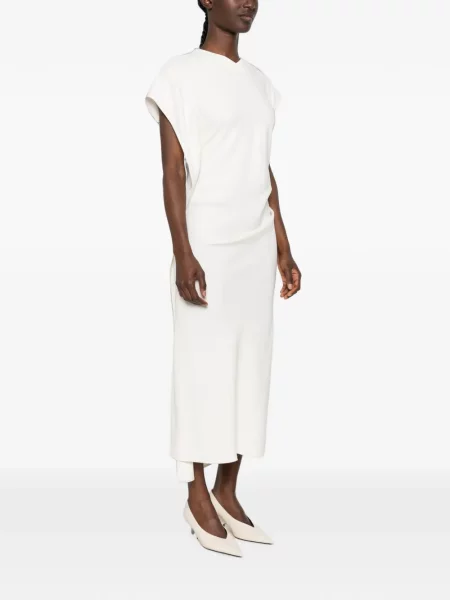 Rochie Victoria Beckham asimetrică drapată