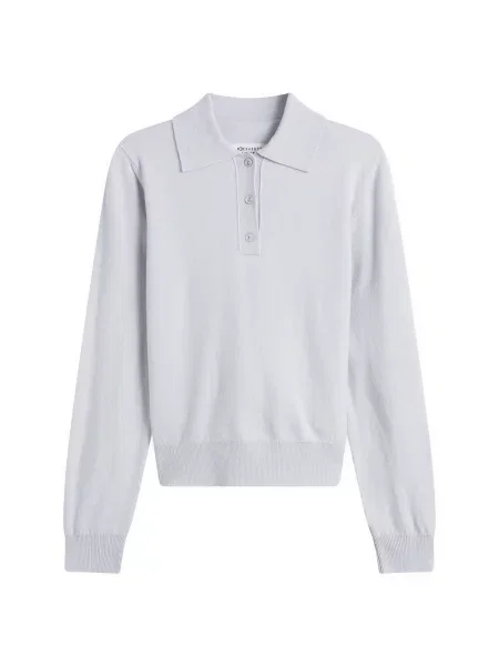 Dzianinowe polo Maison Margiela niebieskie