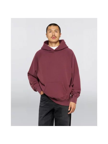 Bluza z kapturem Edwin z kapturem czerwona