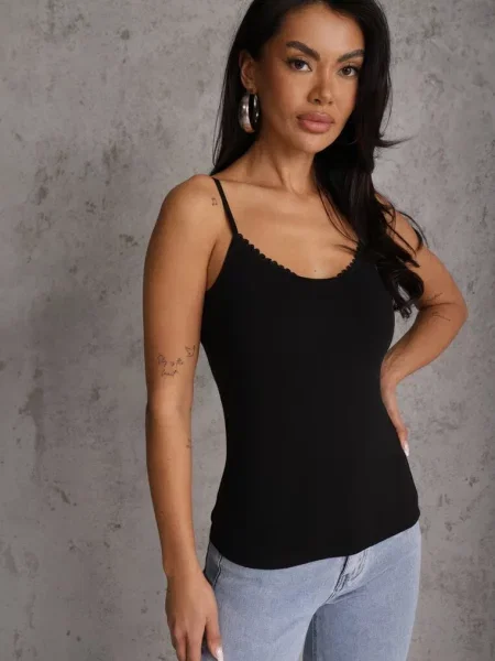 Top Other koronkowy czarny