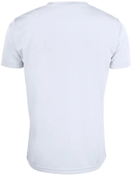 Clique Koszulka Junior Active z z ochroną UV – white biała