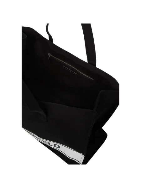 Karl Lagerfeld Shopper / biela čierna