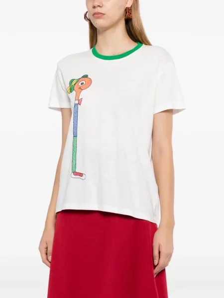 Μπλούζα Mira Mikati με κέντημα λευκό