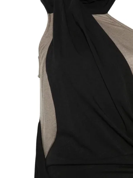 Maxi rochie maxi Entire Studios drapată de costum negru