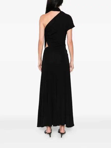 Rochie Christopher Esber din jerseu de costum negru