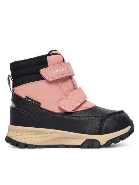 Tommy Hilfiger Čizme za snijeg Velcro Bootie M crna
