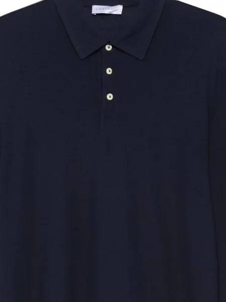 Lung tricou polo Gran Sasso albastru