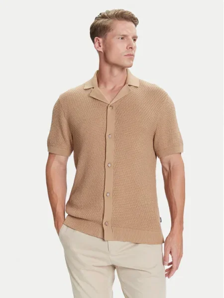 BOSS Cardigan C-Iconico bej