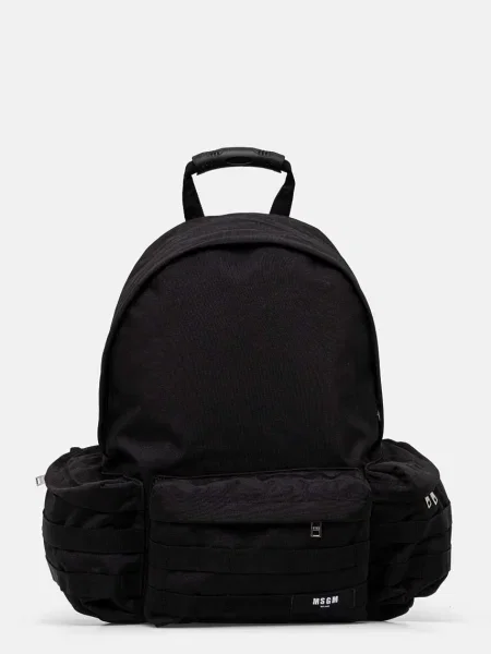 Batoh MSGM pánský velký hladký černá