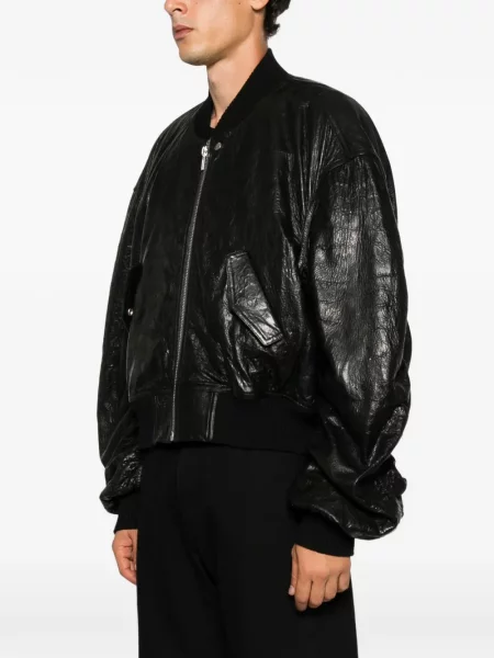 Geanta de piele Rick Owens negru