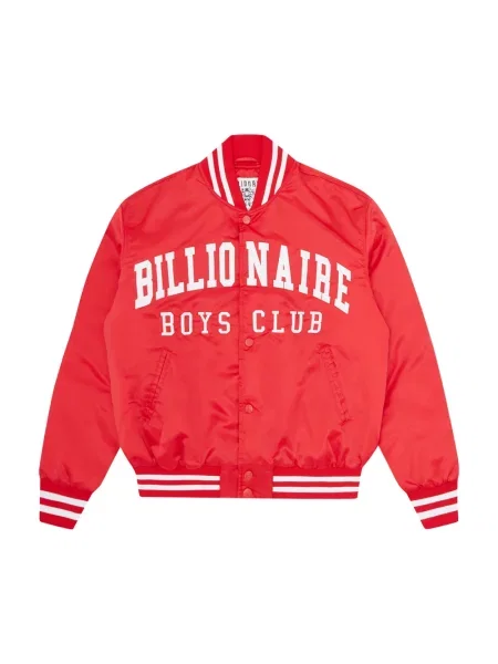 Satynowy kurtka bomber Billionaire czerwony