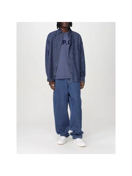 Jeansy A.p.c. niebieskie