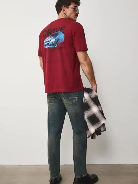 Medicine póló borvörös