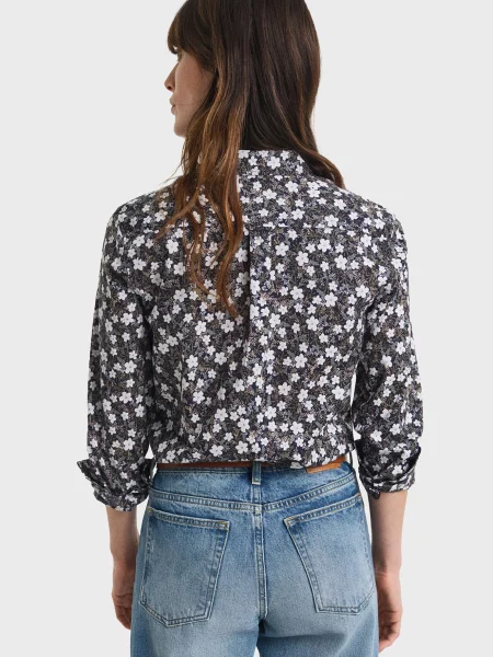 Сорочка Gant в квіточку з принтом