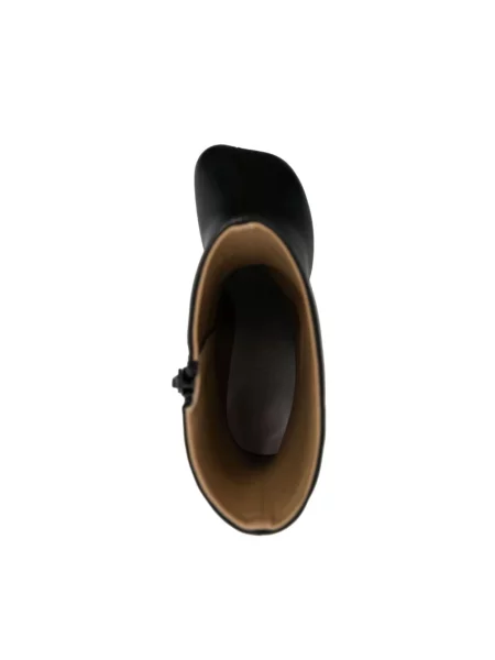 Botki Mm6 Maison Margiela skórzane czarne