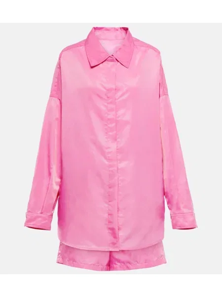 Pantaloni scurți The Frankie Shop cu perle roz