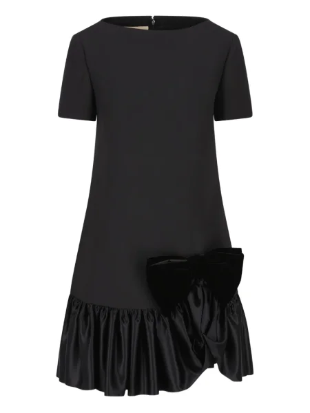 Rochie mini Valentino Garavani cu funde de costum negru