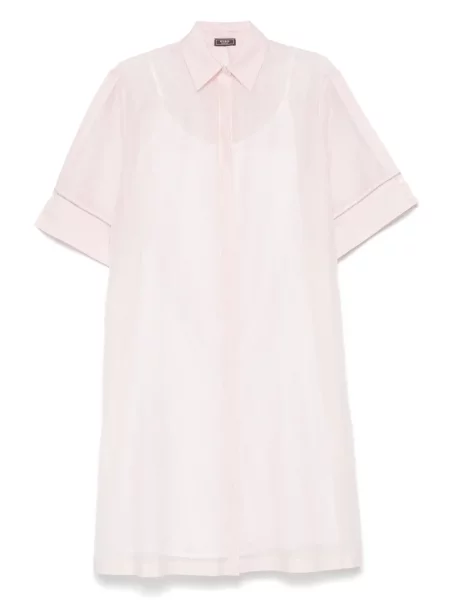 Rochie midi Peserico transparente până la genunchi de costum roz