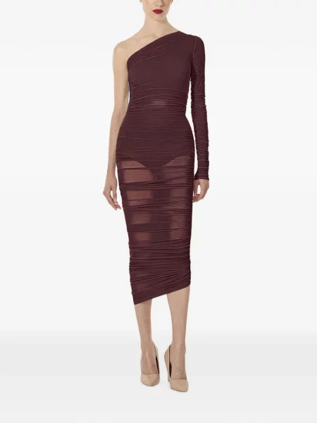 Fustă Wolford drapată maro