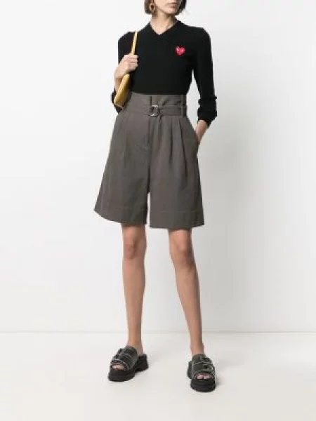 Megztinis Comme Des Garçons Play v formos iškirpte juoda