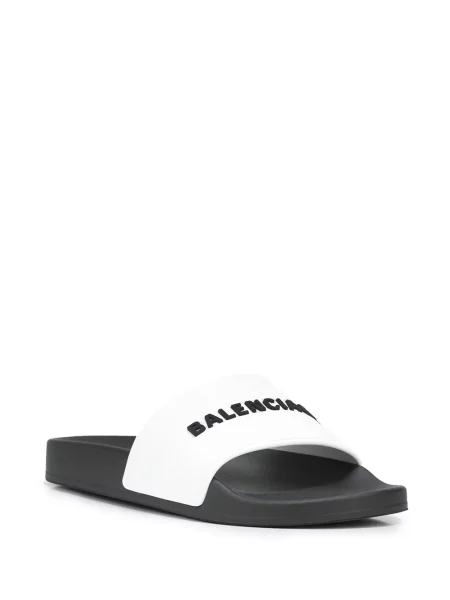 Papuci Balenciaga cu imagine alb