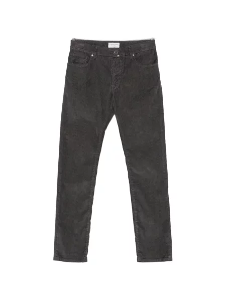 Pantaloni Jacob Cohën de catifea cord gri