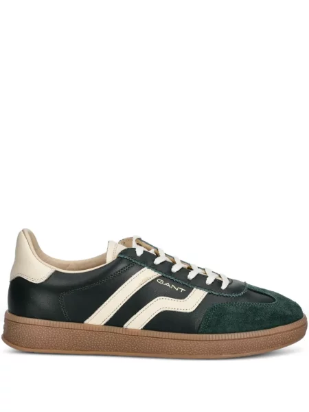 Sneakerși Gant din piele verde
