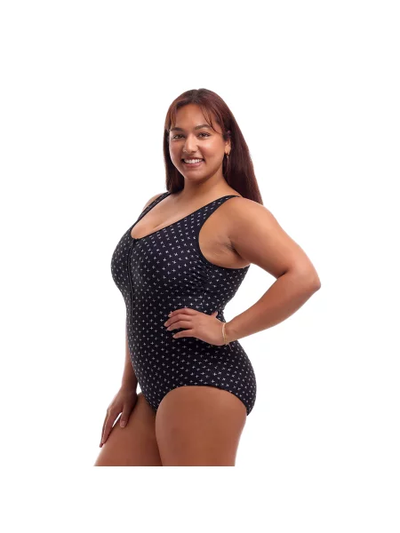 Costum de baie întreg pentru femei Funkita Zip Front One Piece be positive
