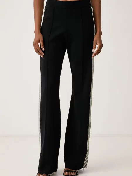 PINKO Pantaloni cu dungă ESSEN gri negru