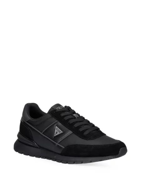 Sneakerși Guess cu autograf negru