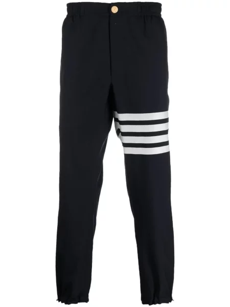 Cropp pantaloni Thom Browne albastru închis