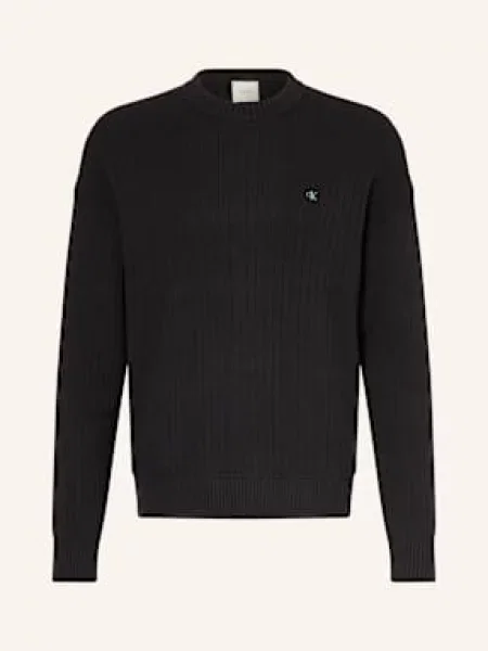 Calvin Klein Jeans Sweter schwarz czarny