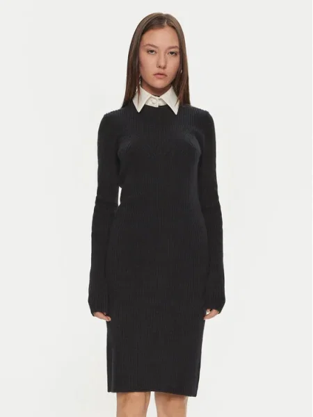 Calvin Klein Rochie tricotată negru