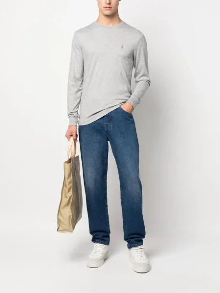Polo marškinėliai Polo Ralph Lauren pilka