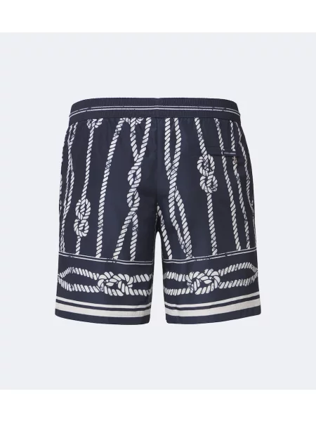 Slip de baie Dolce&gabbana cu imagine albastru