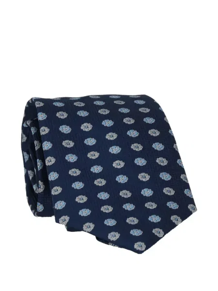 Cravată Scotch & Soda cu model floral albastru