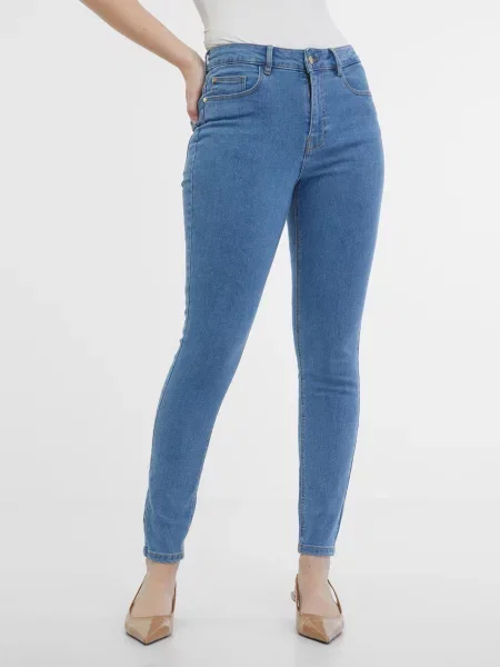 Blugi skinny Orsay albastru