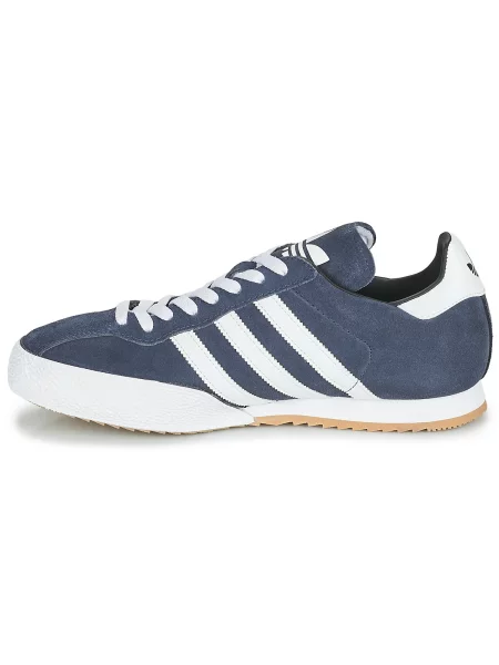Pantofi Adidas din piele de căprioară albastru