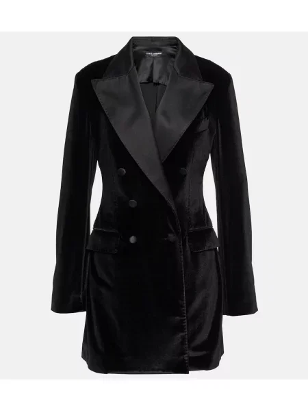 Sacou Dolce&gabbana de catifea negru