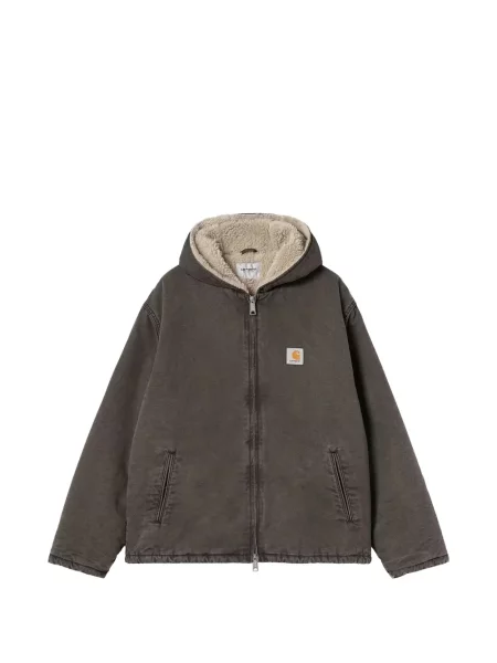 Geacă Carhartt Wip cu glugă gri