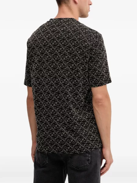 Μπλούζα Armani Exchange με σχέδιο μαύρο