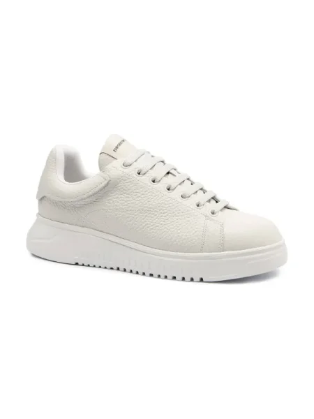 Emporio Armani Teniși din piele alb