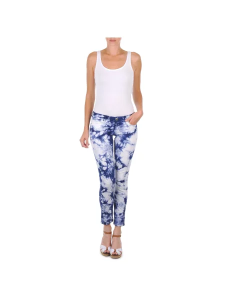 Tie-dye hlače Cimarron modra