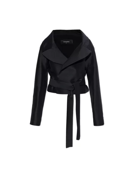Marynarka Dsquared2 wełniana czarna
