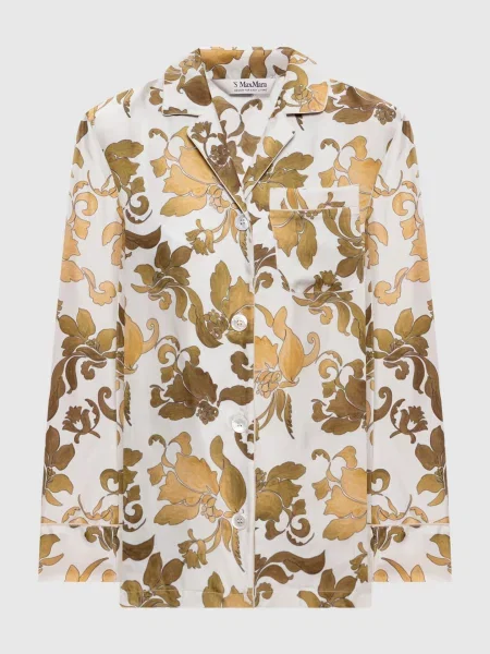 Блуза ALAN із шовку в квітковий принт Max Mara