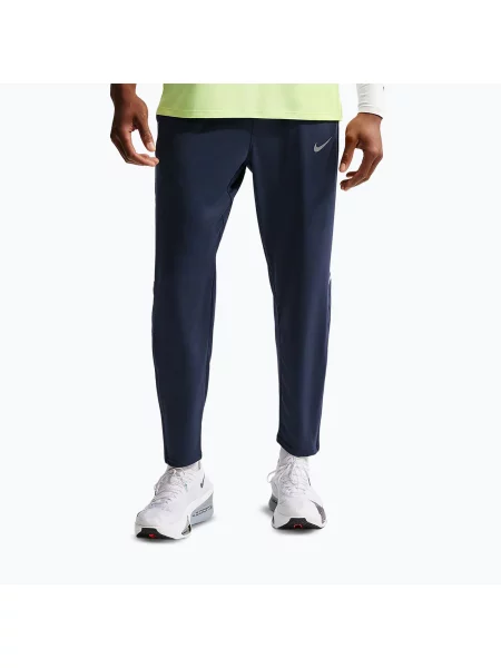 Pantaloni de alergare pentru bărbați Nike Miler Dri-Fit Knit midnight navy marină