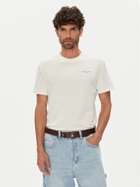 Tommy Jeans Marškinėliai balta