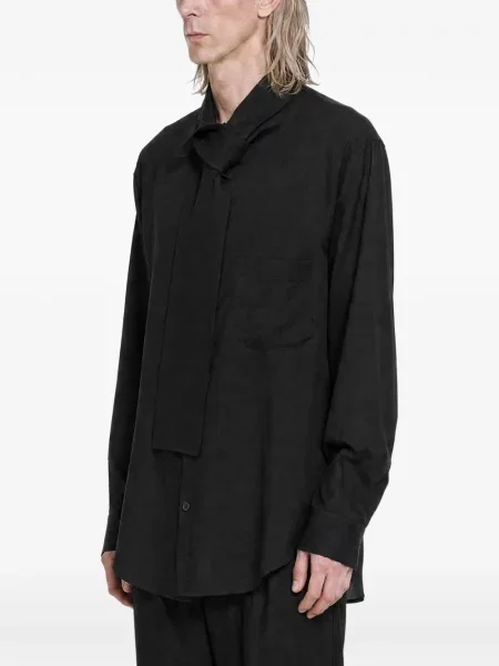 Gulerat cămașă Yohji Yamamoto negru