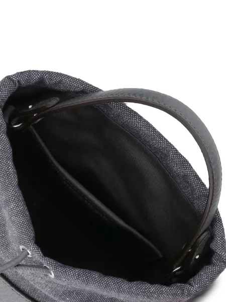Geantă bucket Maison Margiela din piele gri