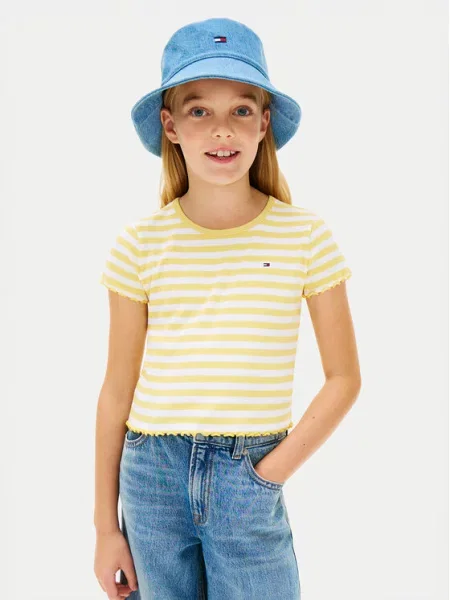 Tommy Hilfiger T-Shirt Ανοιχτό κίτρινο